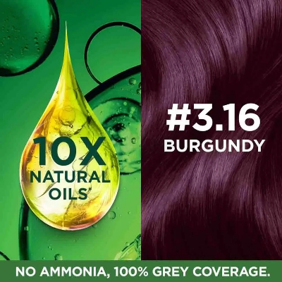 Picture of Garnier Color Naturals Creme Riche Hair Color (70ml+60g) - 3.16 Burgundy
