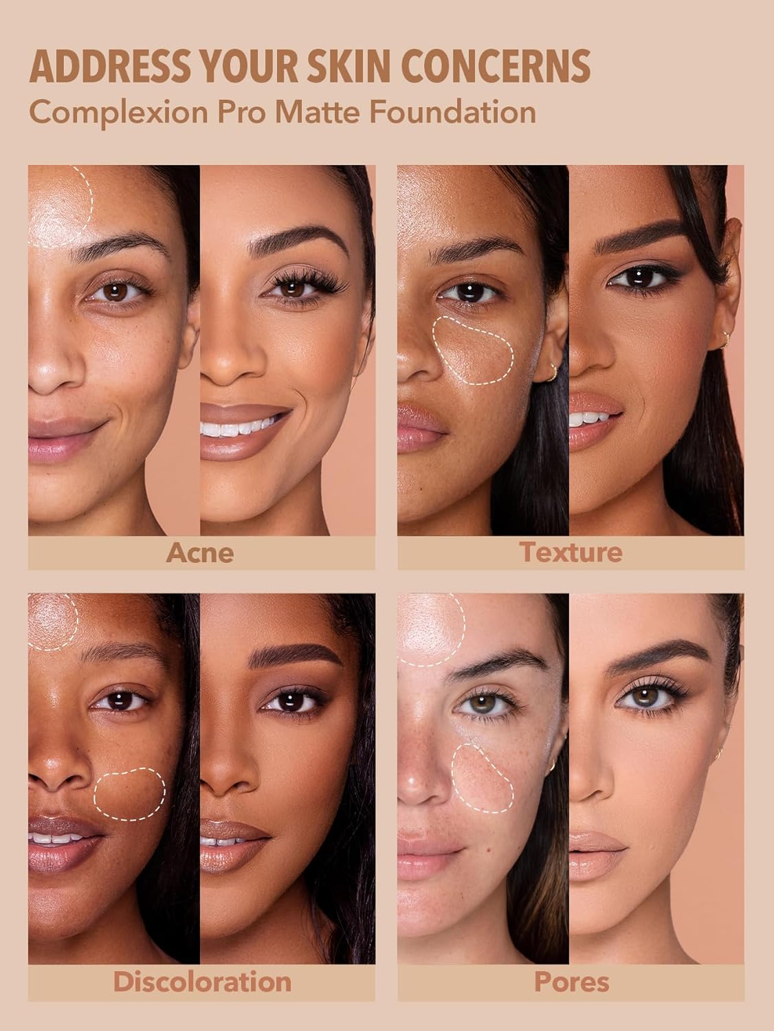 Picture of SHEGLAM Full Coverage Foundation Makeup Long Lasting Waterproof Matte Dewy Liquid Foundation - Butterscotch