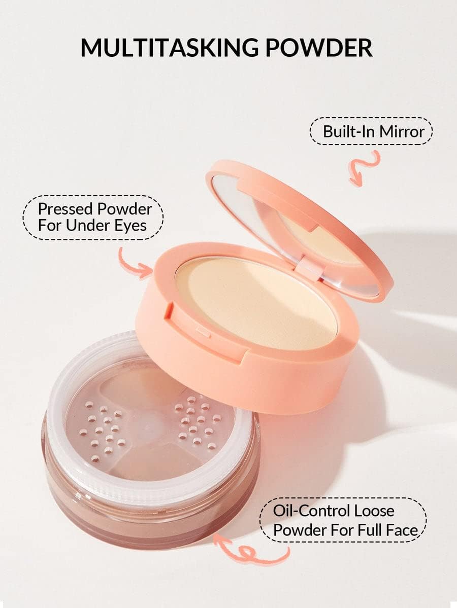Picture of SHEGLAM Insta-Ready Face Powder Loose Under Eye Setting Powder - Cocoa Loco