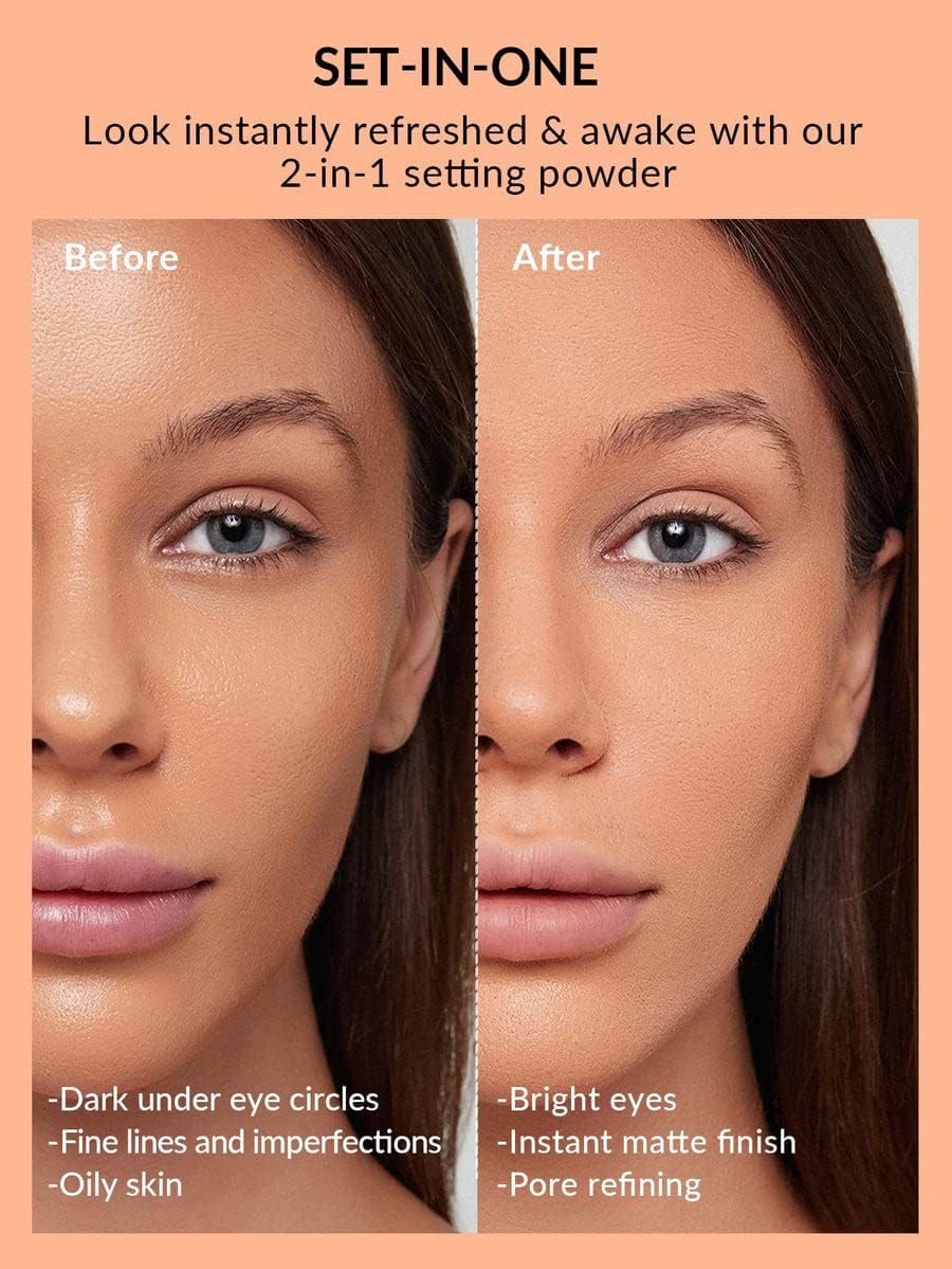 Picture of SHEGLAM Insta-Ready Face Powder Loose Under Eye Setting Powder - Natural Linen