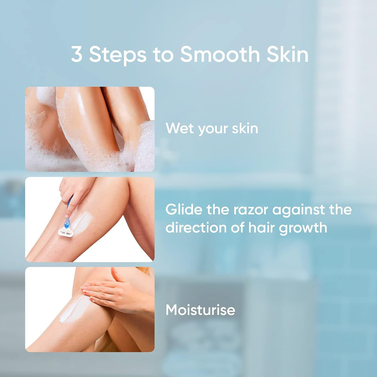 Picture of Gillette Venus Hair Removal Razor Blades (4 pieces) for Women – (Aloe Vera Glidestrip)