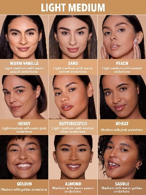 Picture of SHEGLAM SKin-Focus Full Coverage Powder Foundation Oil-Control Lightweight Face Pressed Powder Makeup-Butterscotch