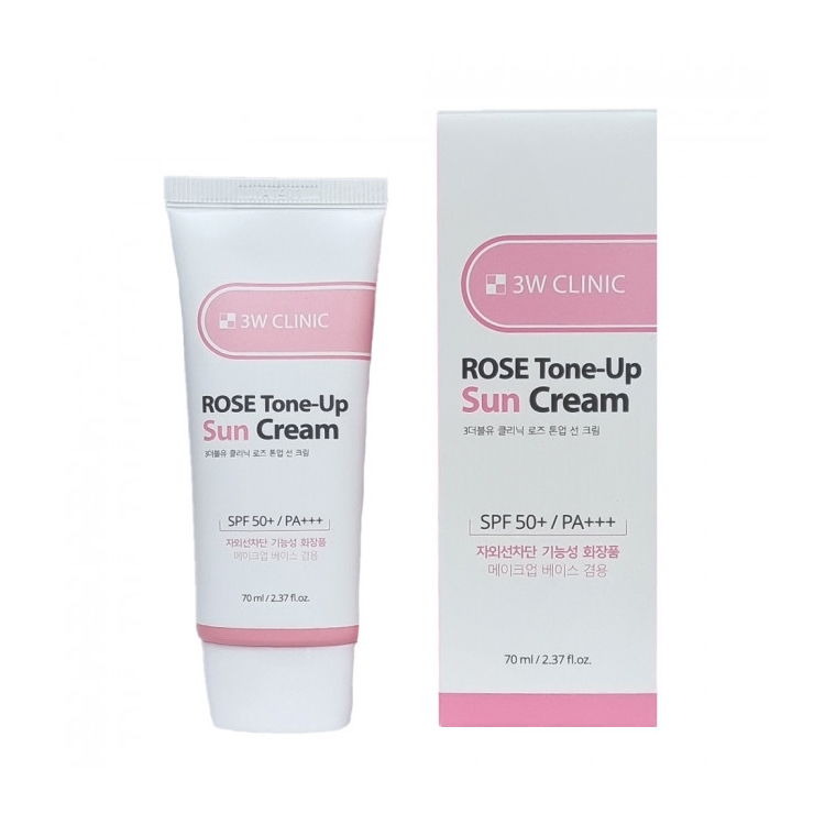 Picture of 3w Clinic Rose Tone-Up Sun Cream Spf 50+ PA+++