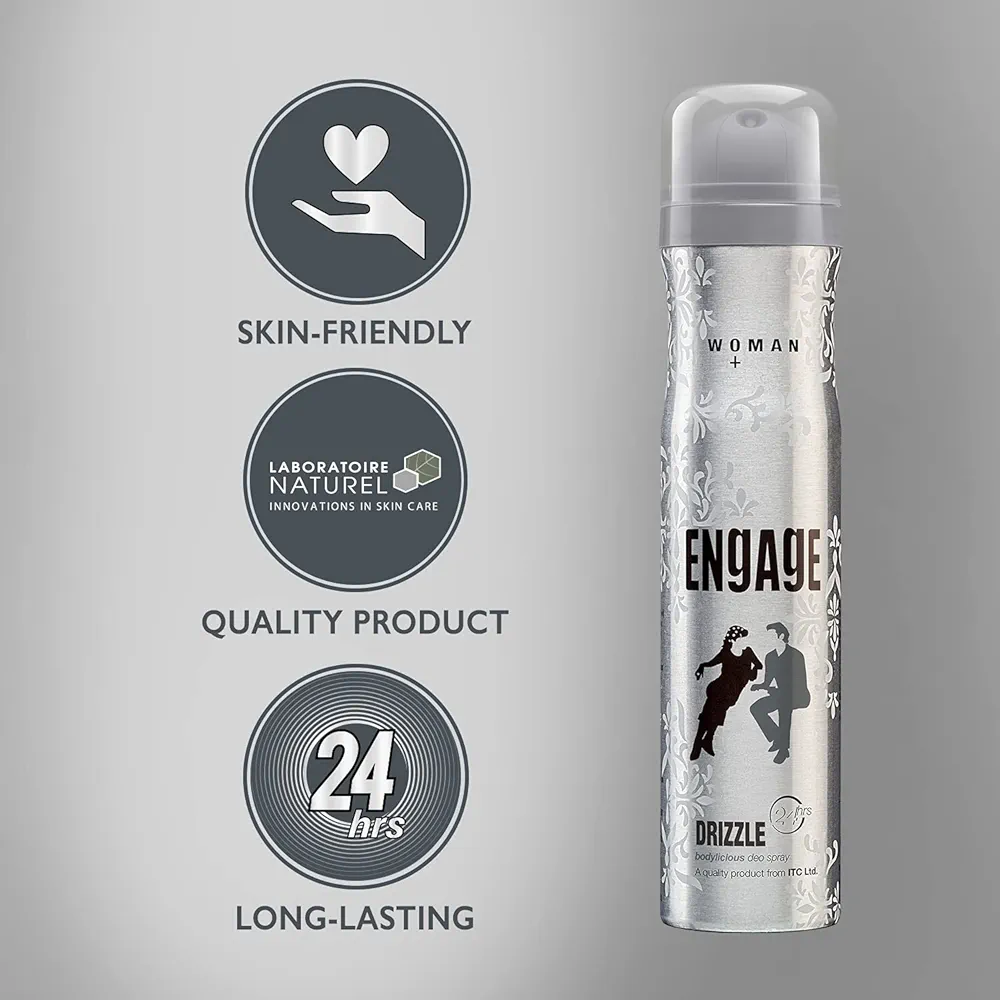 Picture of Engage  Deodorant Body spray Drizzle   Women 150ml