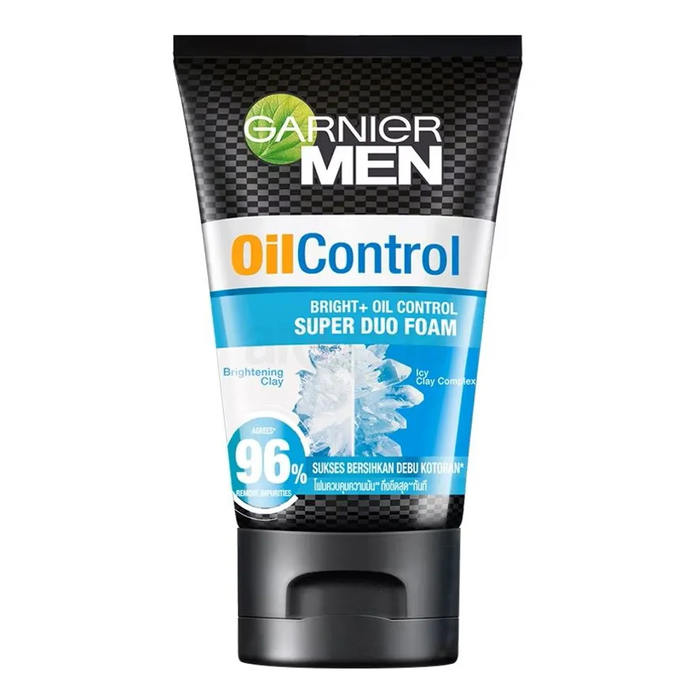 Picture of Garnier Men Turbo Light Oil Control White + Super Duo Foam 100ml