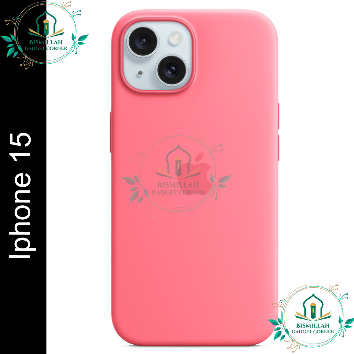Picture of Premium Liquid Silicone Phone case for Iphone 15 Liquid Silicon Mobile Back Case Soft Silicone Phone Cover