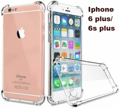 Picture of For Iphone 6s Plus ultra Slim Transparent anti shock side bumper corner 4D Crystal clear camera cutting cover
