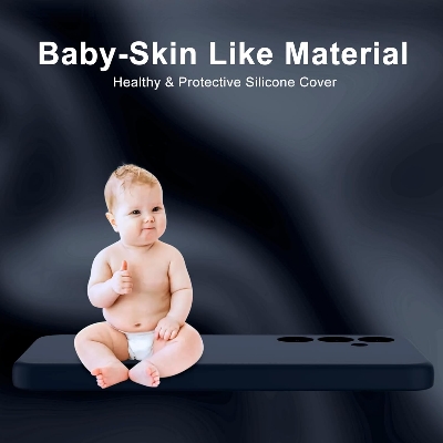 Picture of For iPhone 11 Pro Premium Silicone Matte Soft Phone Case - Black