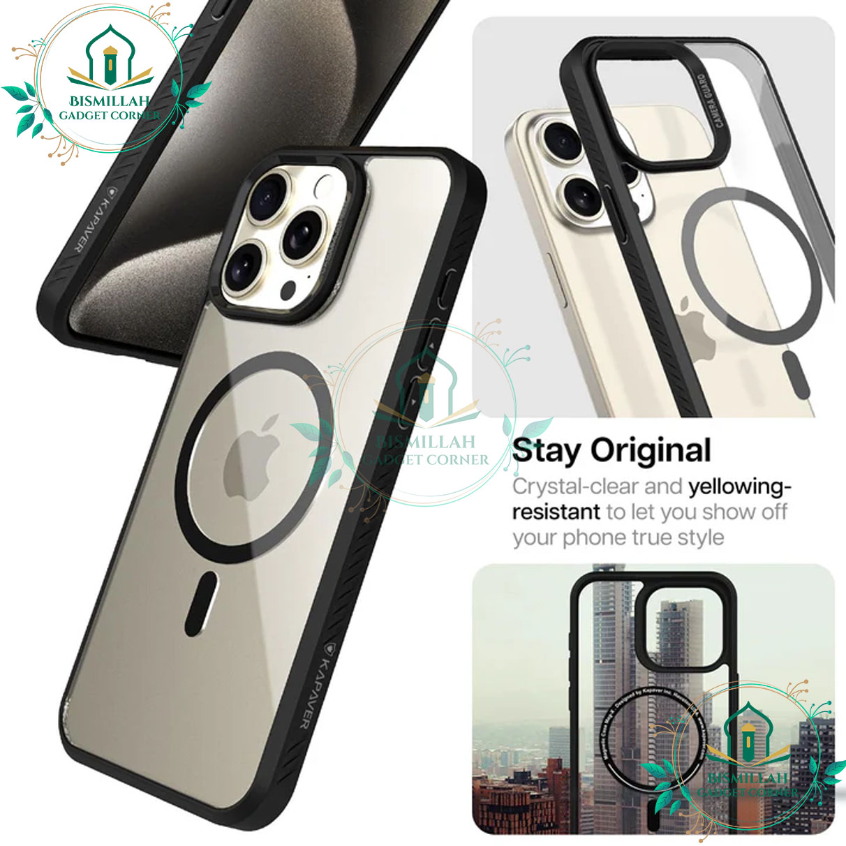 Picture of Acrylic Crystal Clear MagSafe Case for Apple IPhone 12 Clear