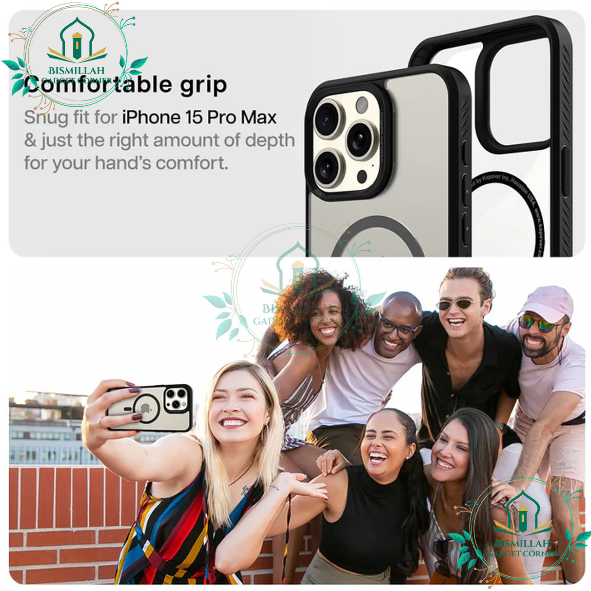 Picture of Acrylic Crystal Clear MagSafe Case for Apple IPhone 12 Clear
