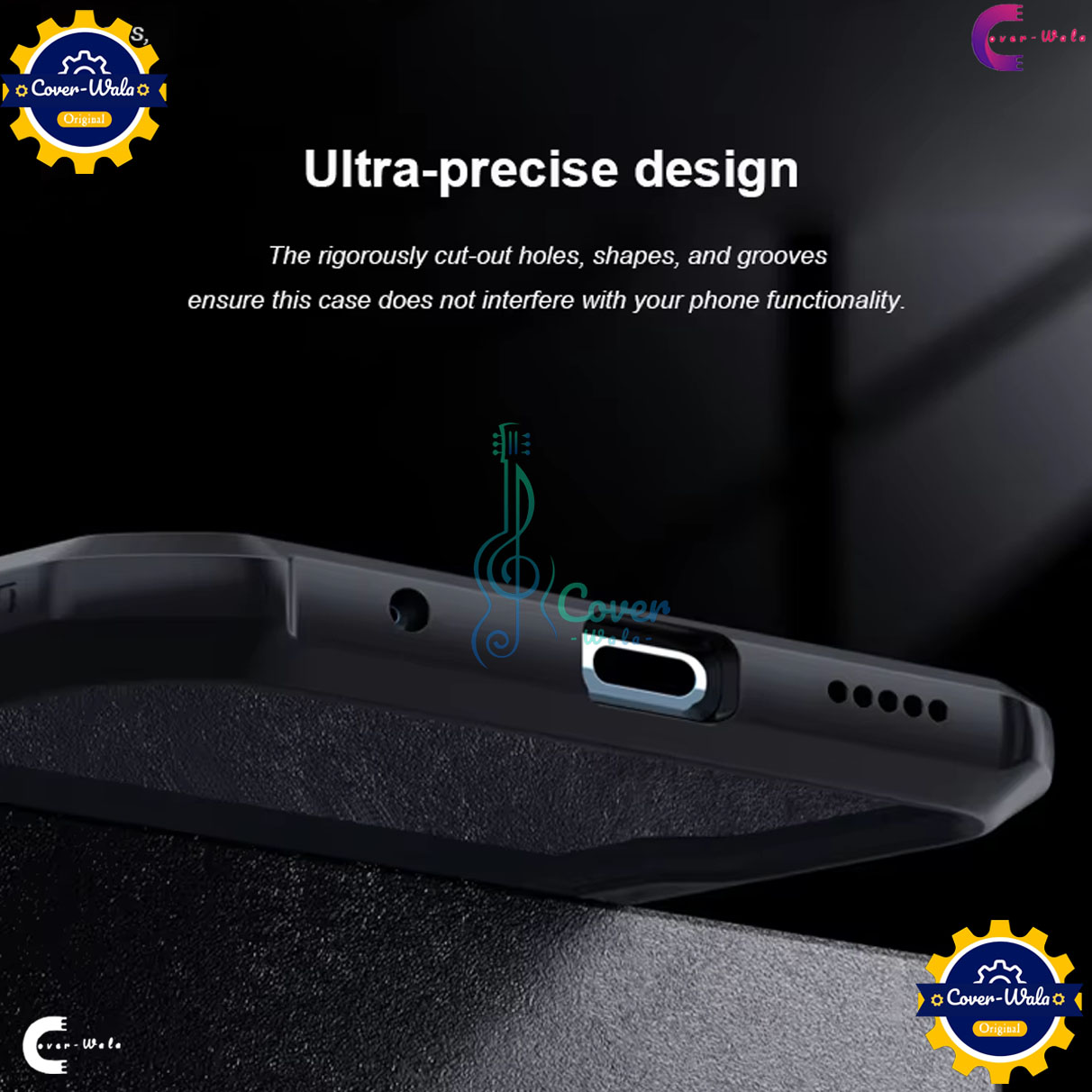 Picture of Xundd Back Cover for OnePlus 6T / 1+ 6T Transparent Hybrid Hard PC Back Bumper