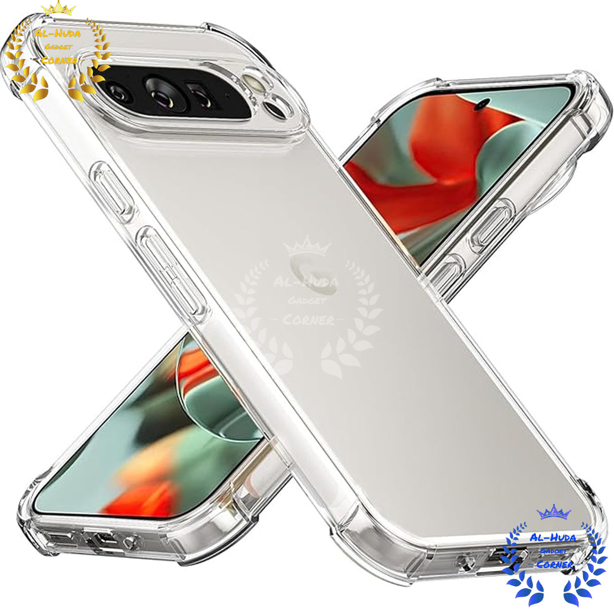 Picture of Transparent back cover For Google 9 Pro XL Luxury transparent Protect Back Cover Soft Case