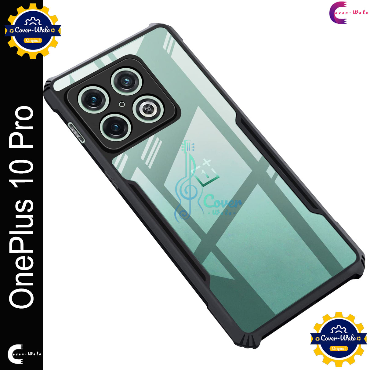 Picture of Xundd Back Cover for OnePlus 10 Pro 5G / 1+ 10 Pro 5G  Transparent Hybrid Hard PC Back Bumper