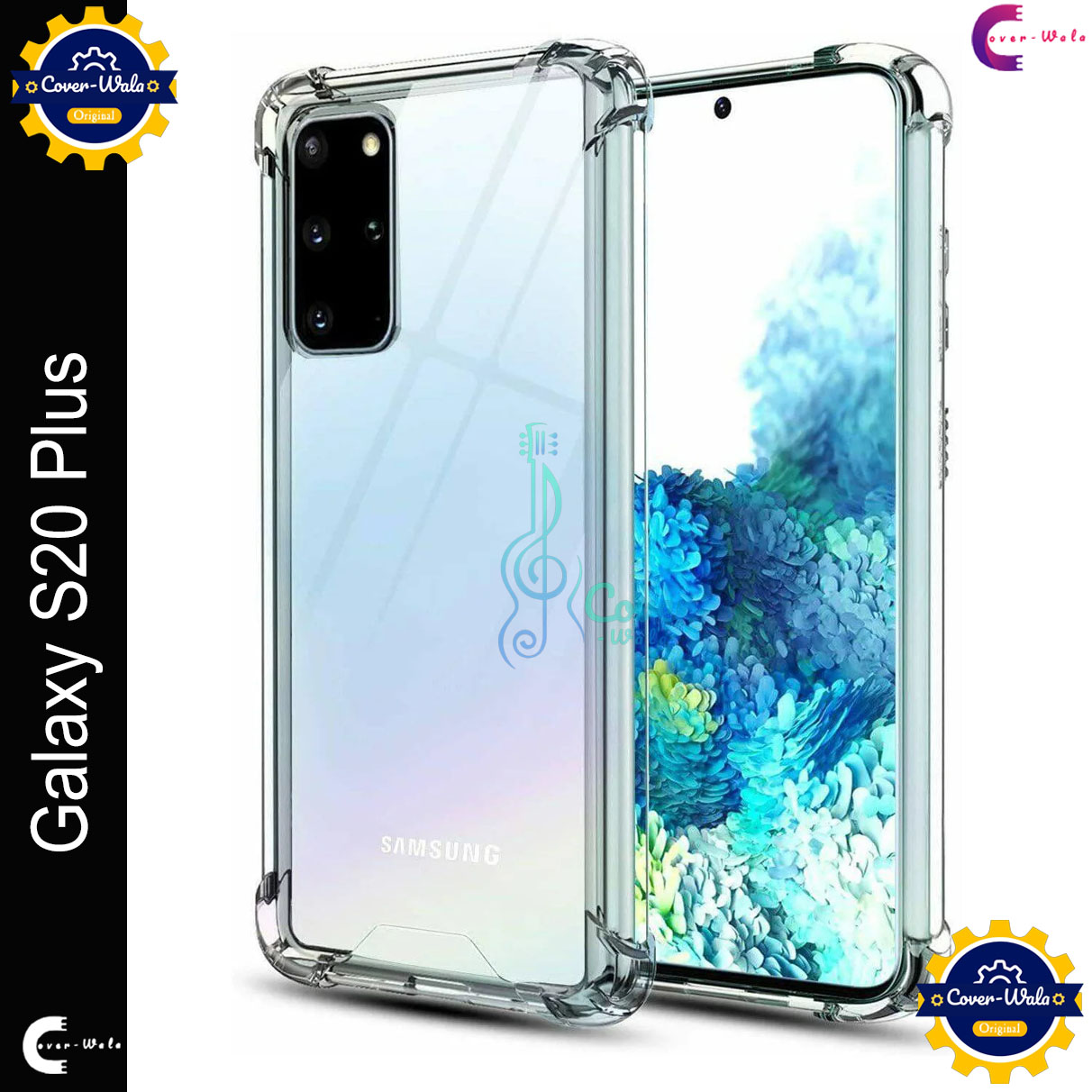 Picture of Transparent back cover For Samsung Galaxy S20 Plus 5G / Samsung Galaxy S20+ 5G Luxury transparent Protect Back Cover Soft Case
