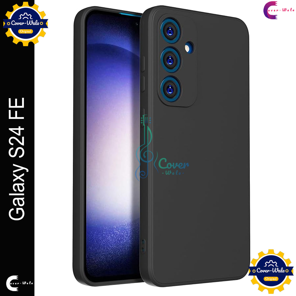 Picture of Premium Liquid Silicone Phone case for Samsung Galaxy S24 FE 5G Liquid Silicon Mobile Back Case Soft Silicone Phone Cover