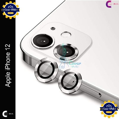 Picture of For Apple iPhone 12 Camera Protector WSKEN Metal Ring Tempered Glass Camera Lens Protector