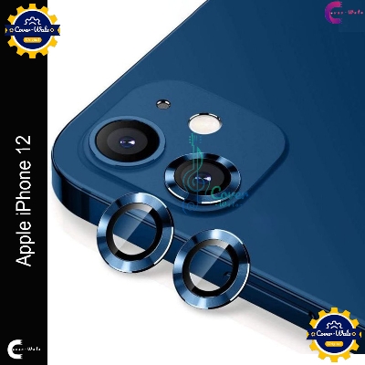 Picture of For Apple iPhone 12 Camera Protector WSKEN Metal Ring Tempered Glass Camera Lens Protector