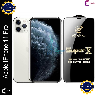 Picture of Tele Shield Premium Edge to Edge Super X Tempered Glass Screen Protector for Apple IPhone 11 Pro - Pack of 1 (Black)