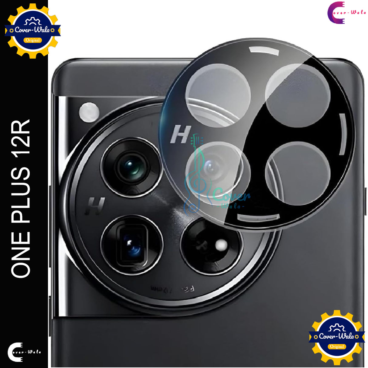 Picture of OnePlus 12R 5G / 1+ 12R 5G Back Camera Lens Screen Protector Rear Camera Lens Screen Protector