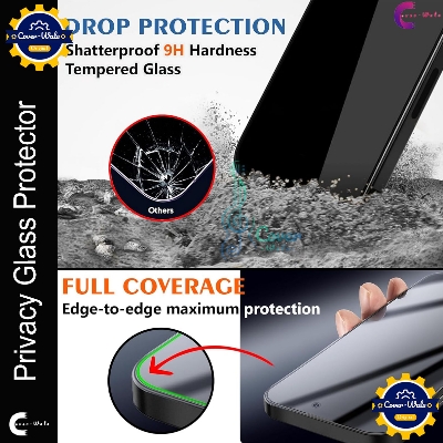 Picture of Privacy Tempered Glass for Apple iPhone 11 Pro | Screen Protector Full HD Quality Tempered Glass Anti-Scratch Edge to Edge Coverage (Black)