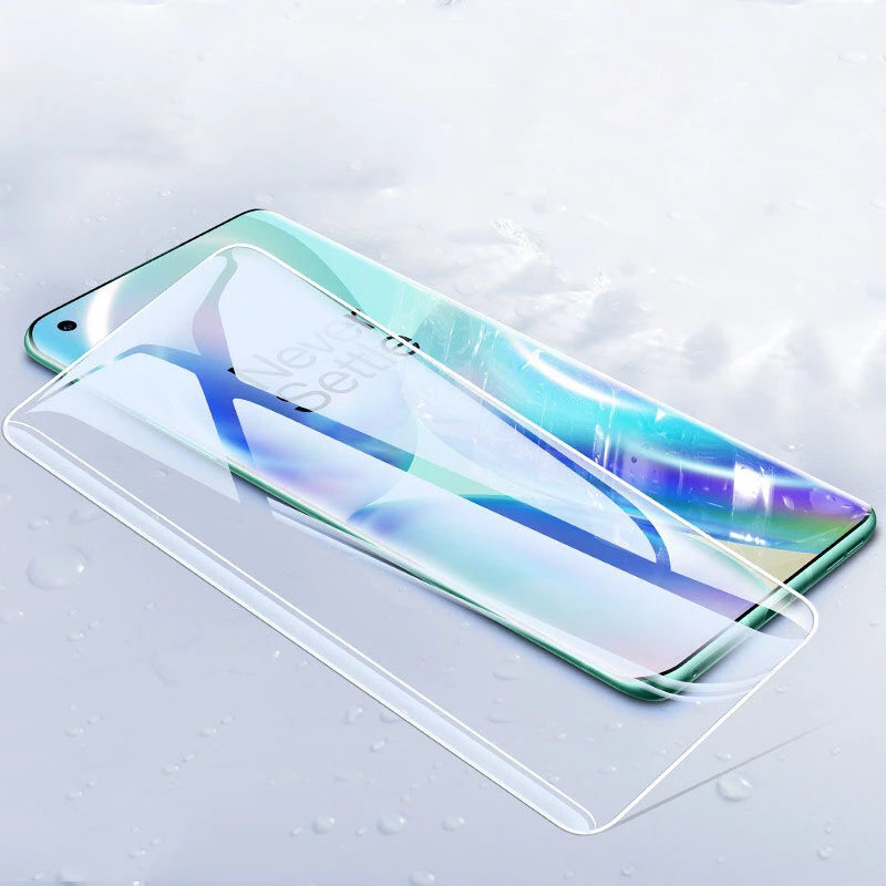 Picture of OnePlus 10 Pro 1+ 11 Pro UV Glue Nano Liquid One Minute Quick Paste Full Curved Screen Protector