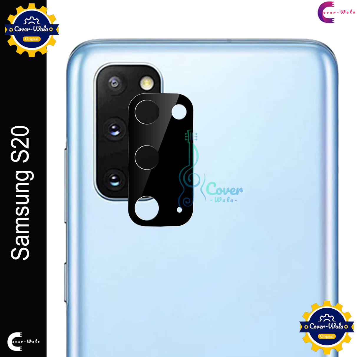 Picture of Samsung Galaxy S20 Back Camera Lens Screen Protector Rear Camera Lens Screen Protector