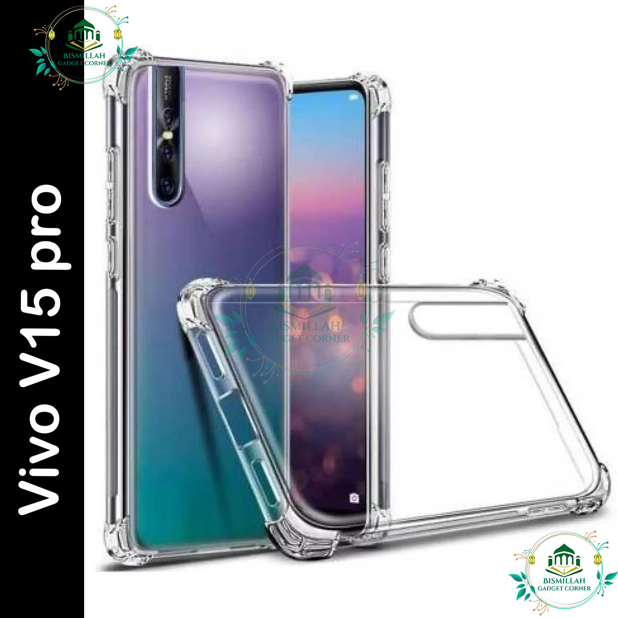 Picture of Transparent back cover For Vivo V15 pro Luxury transparent Protect Back Cover Soft Case