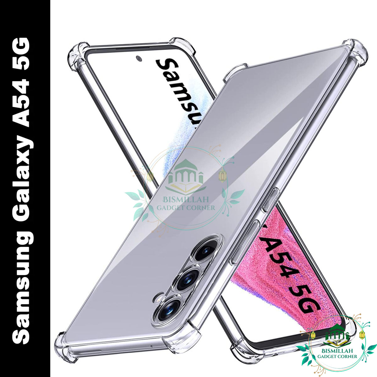 Picture of Transparent back cover For Samsung Galaxy A54 5G Luxury transparent Protect Back Cover Soft Case