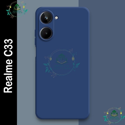 Picture of Premium Liquid Silicone Phone case for Realme C33 Liquid Silicon Mobile Back Case Soft Silicone Phone Cover
