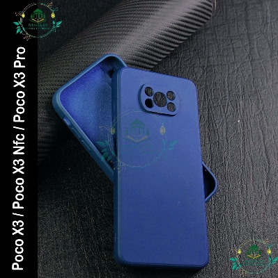 Picture of Premium Liquid Silicone Phone case for xiaomi Poco X3 / Poco X3 Nfc / Poco X3 Pro Liquid Silicon Mobile Back Case Soft Silicone Phone Cover