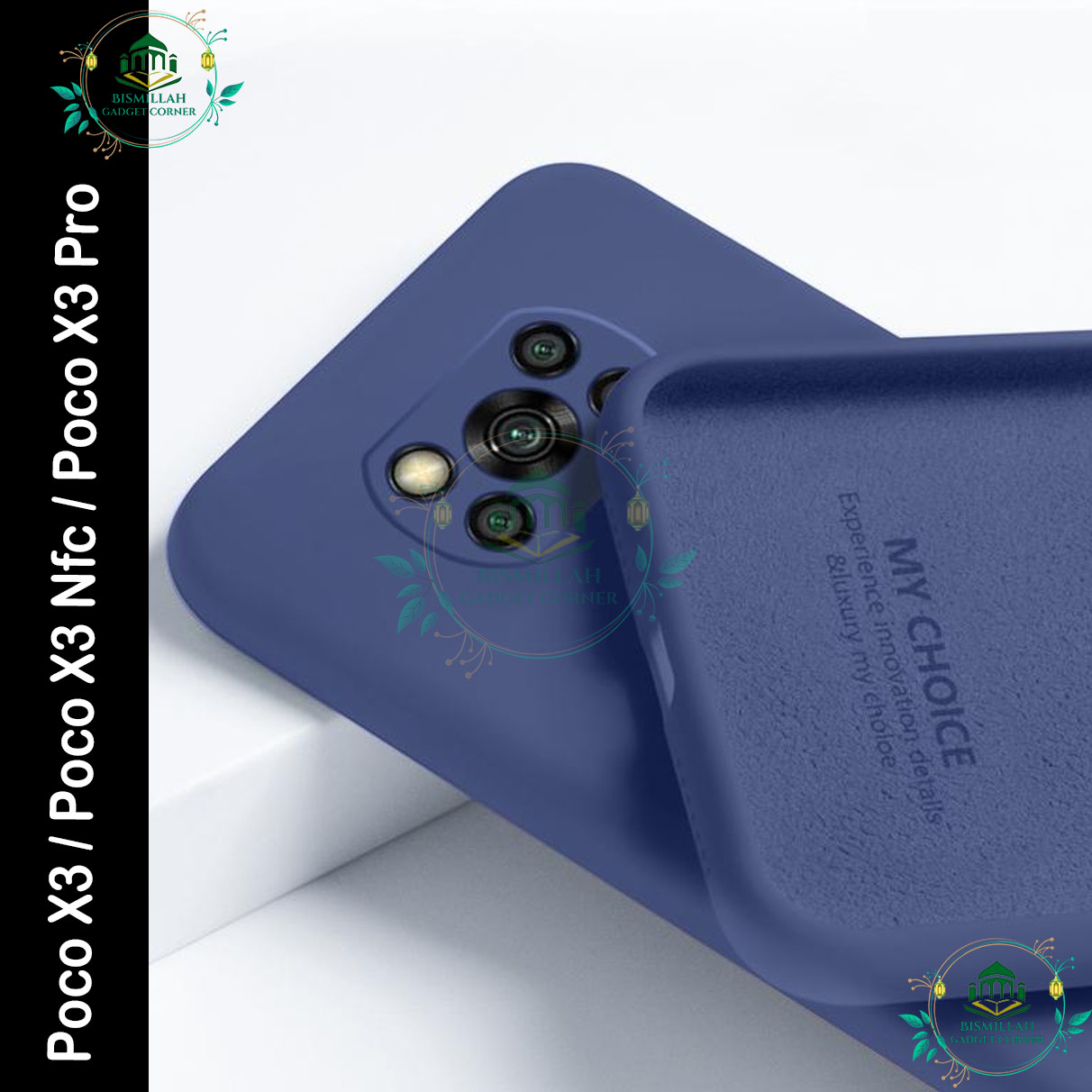 Picture of Premium Liquid Silicone Phone case for xiaomi Poco X3 / Poco X3 Nfc / Poco X3 Pro Liquid Silicon Mobile Back Case Soft Silicone Phone Cover