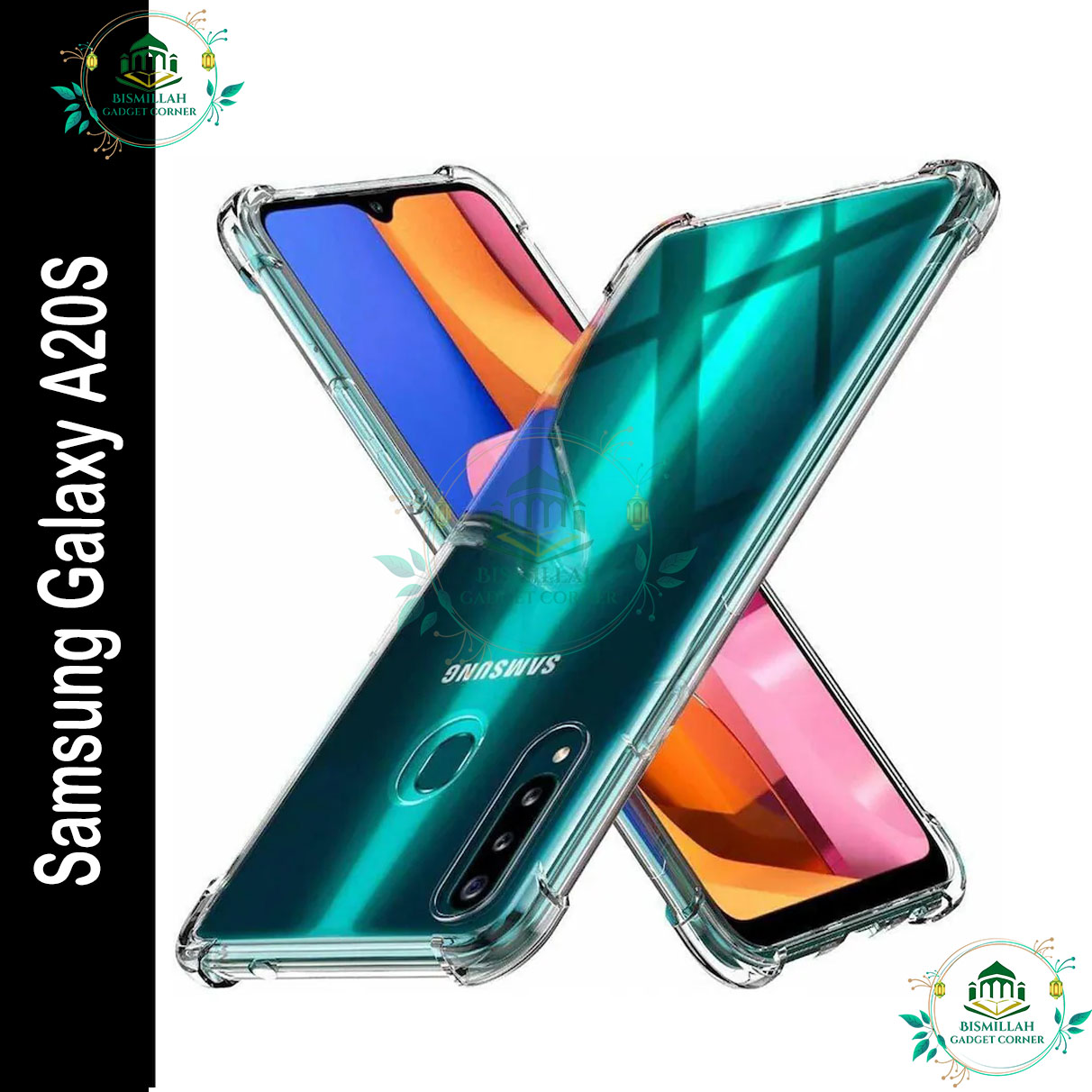 Picture of Transparent back cover For Samsung Galaxy A20s Luxury transparent Protect Back Cover Soft Case