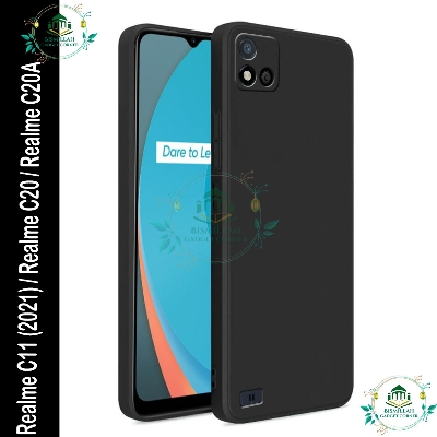 Picture of Premium Liquid Silicone Phone case for Realme C11 (2021) / Realme C20 / Realme C20A Liquid Silicon Mobile Back Case Soft Silicone Phone Cover