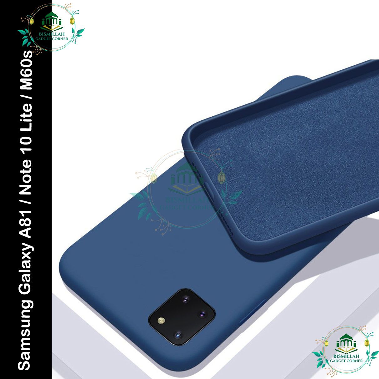 Picture of Premium Liquid Silicone Phone case for Samsung Galaxy A81/ Samsung Galaxy Note 10 Lite / Samsung Galaxy M60s Liquid Silicon Mobile Back Case Soft Silicone Phone Cover