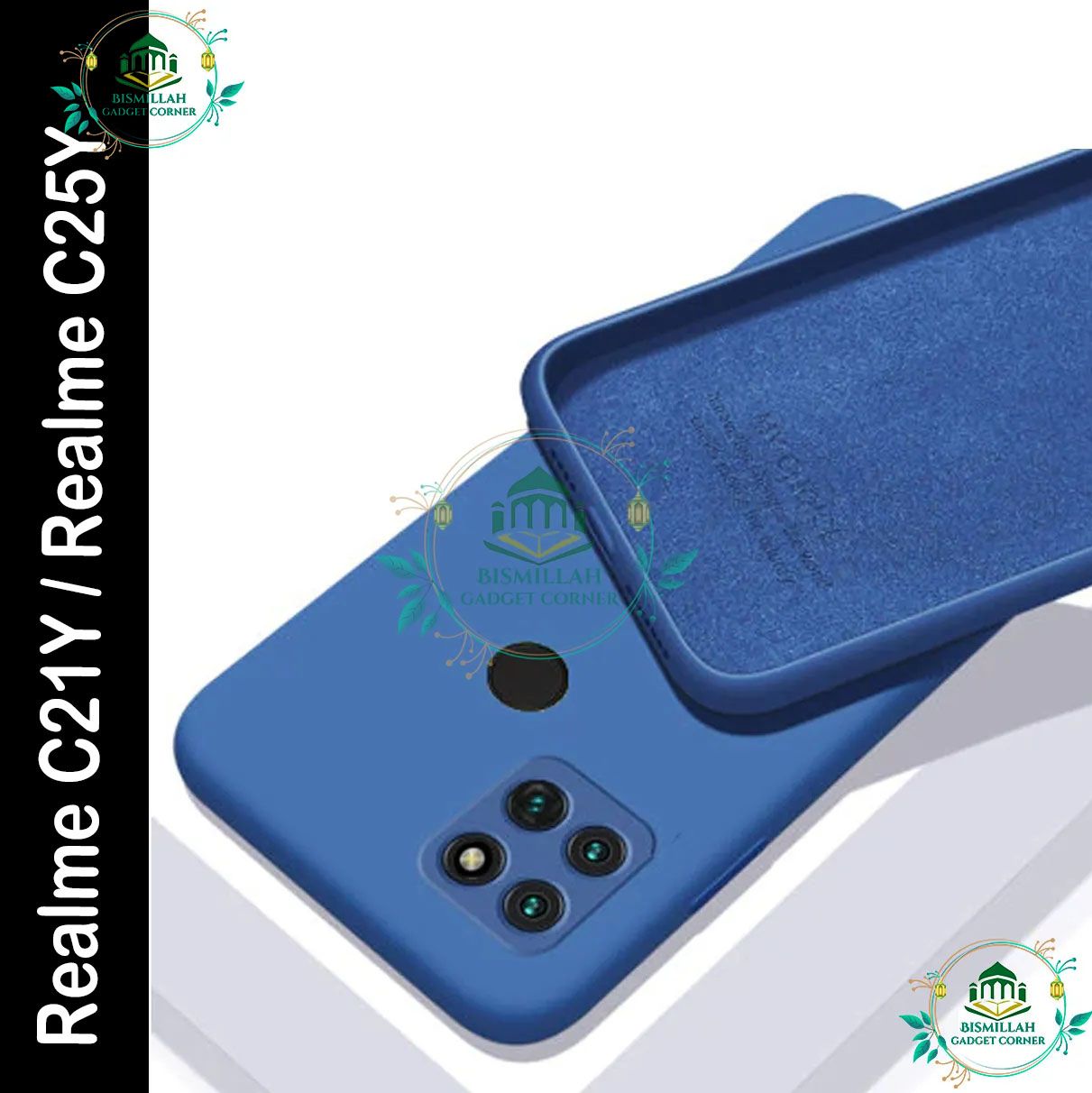 Picture of Premium Liquid Silicone Phone case for Realme c21y / Realme c25y Liquid Silicon Mobile Back Case Soft Silicone Phone Cover