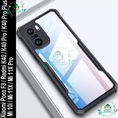 Picture of Xundd Back Cover for Xiaomi Poco F3 / Redmi K40 / Redmi K40 Pro / Redmi K40 Pro Plus /  Mi 10i / Mi 11X 5G / Mi 11X Pro Transparent Hybrid Hard PC Back Bumper