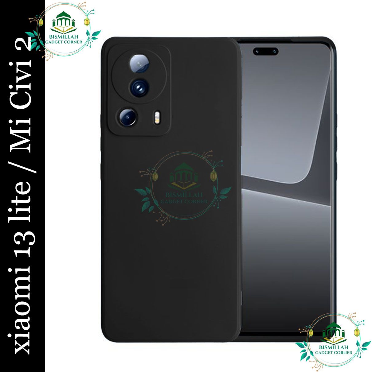 Picture of Premium Liquid Silicone Phone case for Xiaomi 13 Lite 5G Case, Mi 13 Lite 5G, Mi civi2 Liquid Silicon Mobile Back Case Soft Silicone Phone Cover
