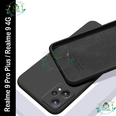 Picture of Premium Liquid Silicone Phone case for Realme 9 pro plus / Realme 9 4G Liquid Silicon Mobile Back Case Soft Silicone Phone Cover