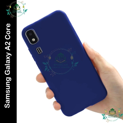 Picture of Premium Liquid Silicone Phone case for Samsung Galaxy A2 Core Liquid Silicon Mobile Back Case Soft Silicone Phone Cover