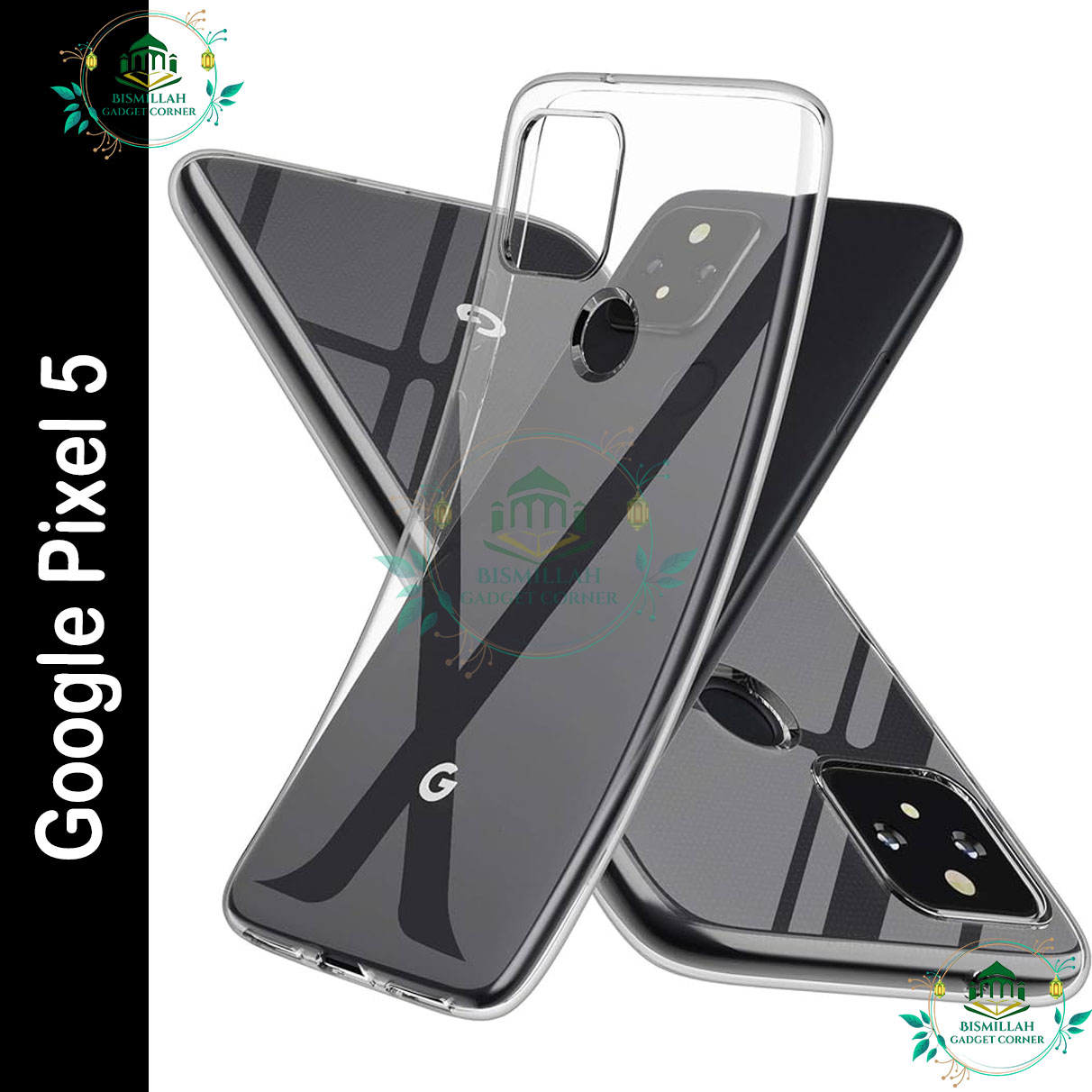 Picture of Transparent back cover For Google Pixel 5 Luxury transparent Protect Back Cover Soft Case