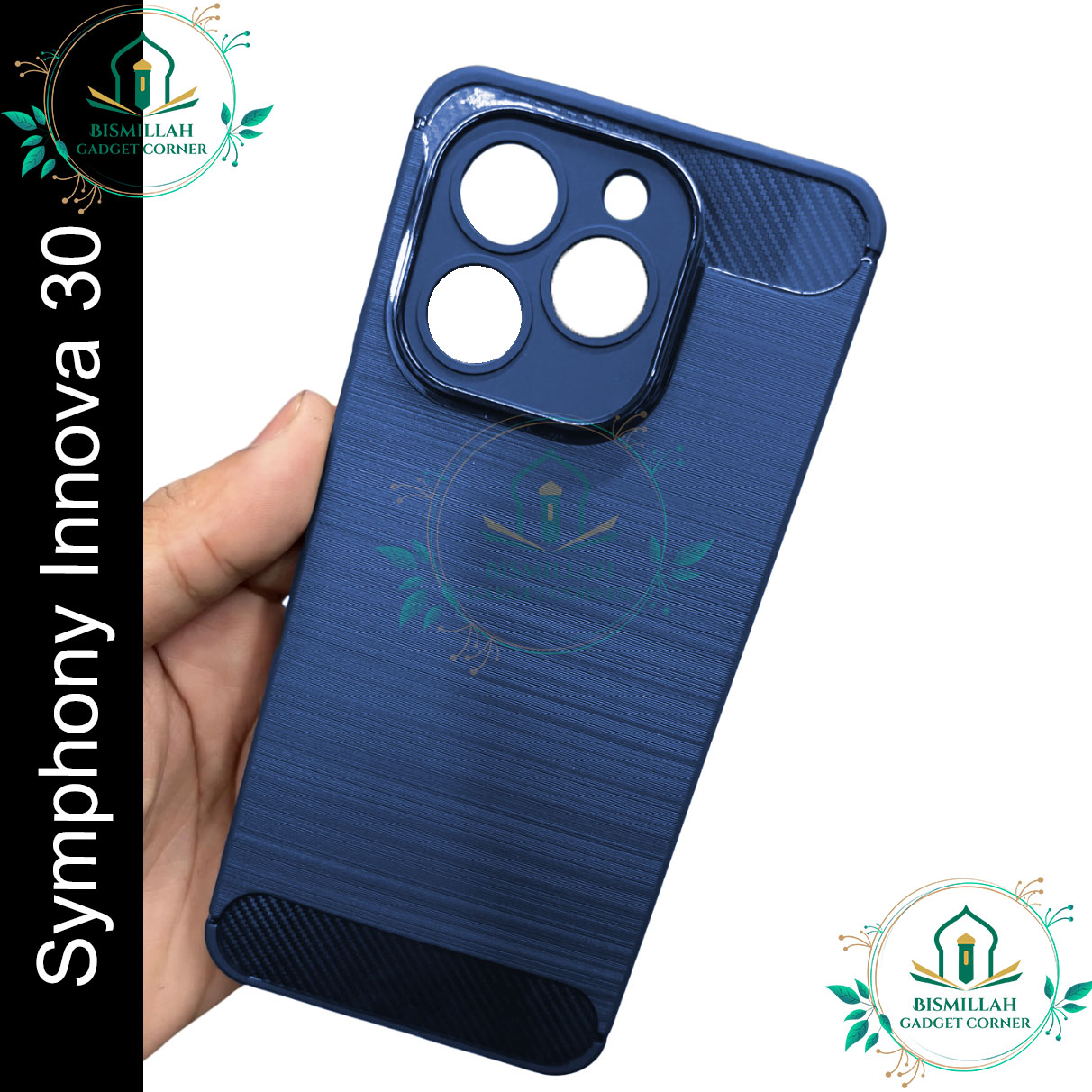 Picture of Spyzone For Symphony Innova 30 Carbon Fiber Phone Case Soft TPU Slim Fashion Non-Slip Protective back cover