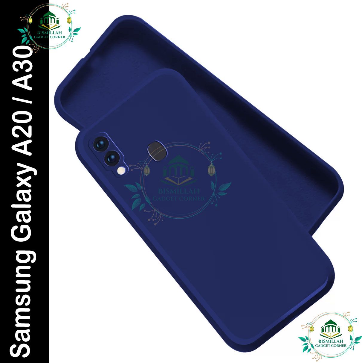 Picture of Premium Liquid Silicone Phone case for SSamsung Galaxy A20 / Samsung Galaxy A30 Liquid Silicon Mobile Back Case Soft Silicone Phone Cover