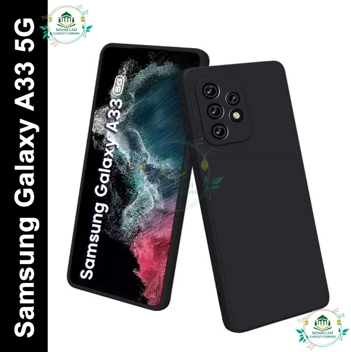 Picture of Premium Liquid Silicone Phone case for Samsung Galaxy A33 5G Liquid Silicon Mobile Back Case Soft Silicone Phone Cover