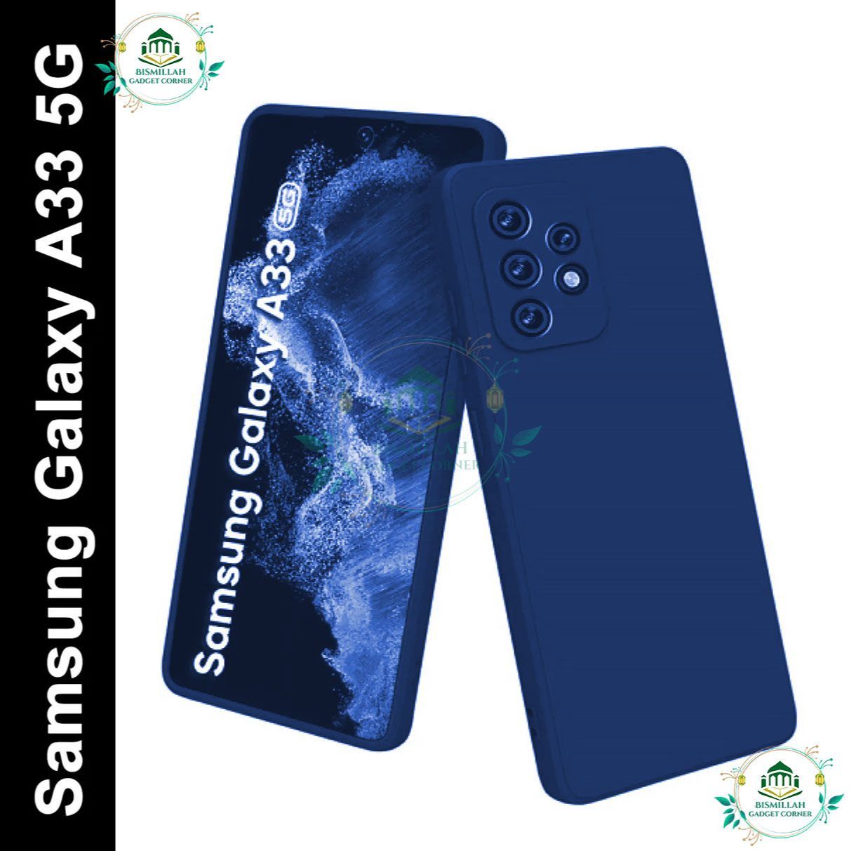 Picture of Premium Liquid Silicone Phone case for Samsung Galaxy A33 5G Liquid Silicon Mobile Back Case Soft Silicone Phone Cover