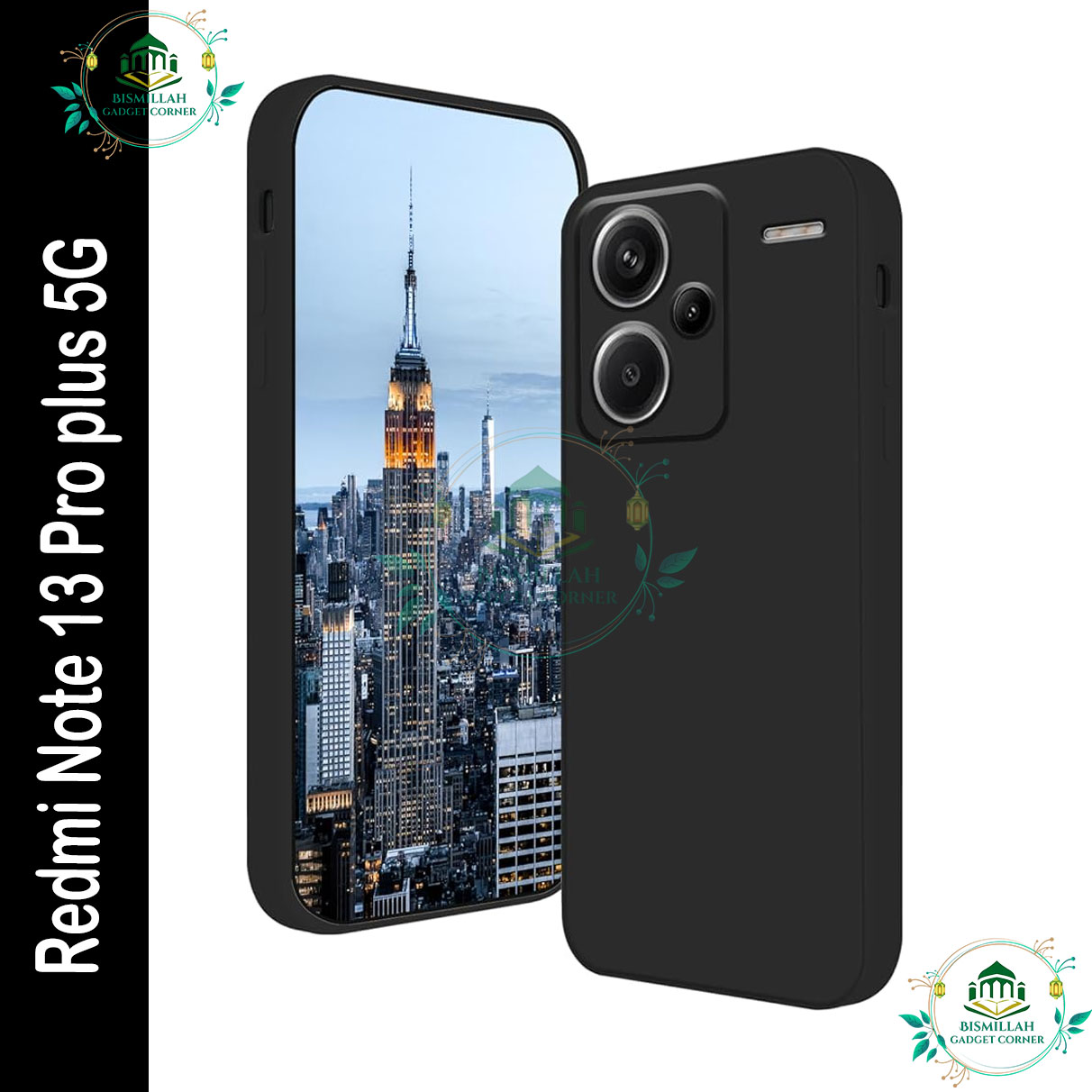 Picture of Premium Liquid Silicone Phone case for Xiaomi Redmi Note 13 Pro plus 5G / Xiaomi Redmi Note 13 Pro+ Liquid Silicon Mobile Back Case Soft Silicone Phone Cover