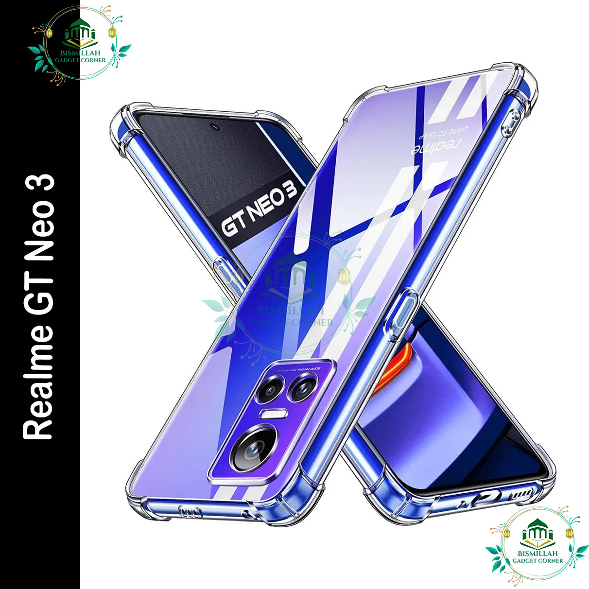 Picture of Transparent back cover For Realme GT Neo 3 Luxury transparent Protect Back Cover Soft Case