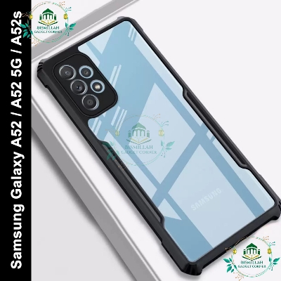 Picture of Xundd Back Cover for Samsung Galaxy A52 / Samsung Galaxy A52 5G / Samsung Galaxy A52s 5G Transparent Hybrid Hard PC Back Bumper