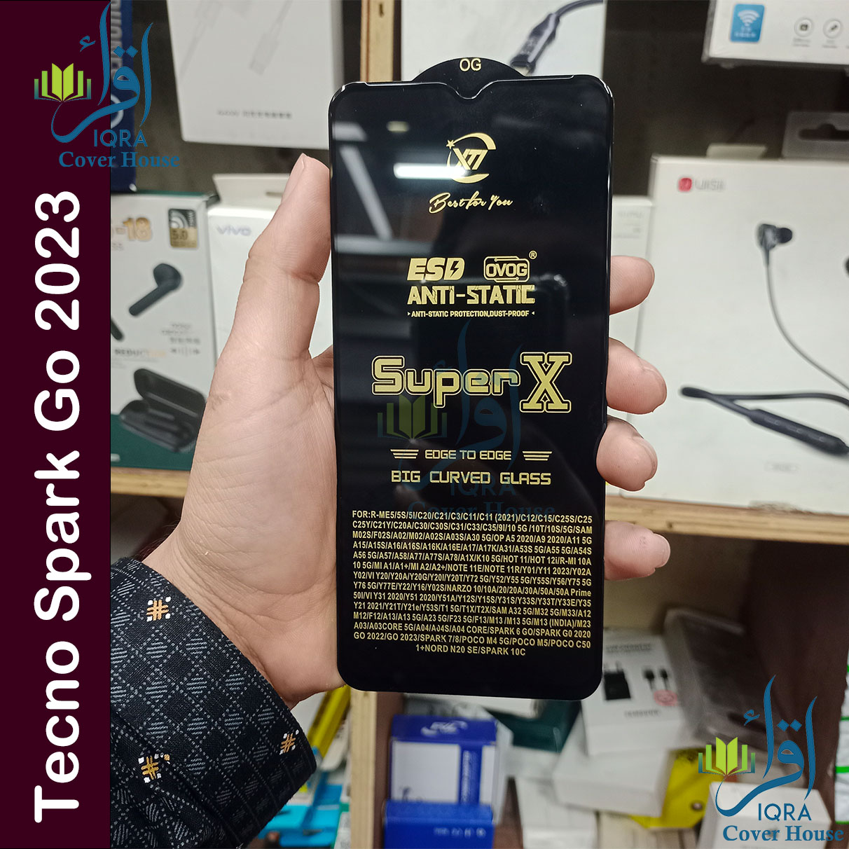 Picture of Super X For Tecno Spark Go 2023 Tempered Gorilla Glass Screen Protector