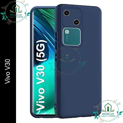 Picture of Premium Liquid Silicone Phone case for Vivo V30 5G Liquid Silicon Mobile Back Case Soft Silicone Phone Cover