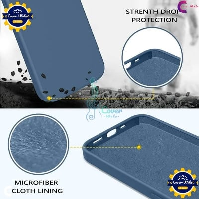 Picture of Premium Liquid Silicone Phone case for Xiaomi Redmi 8A Liquid Silicon Mobile Back Case Soft Silicone Phone Cover